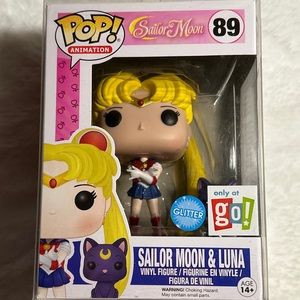 Sailor Moon & Luna 89 Glitter Go! Exclusive Funko Pop